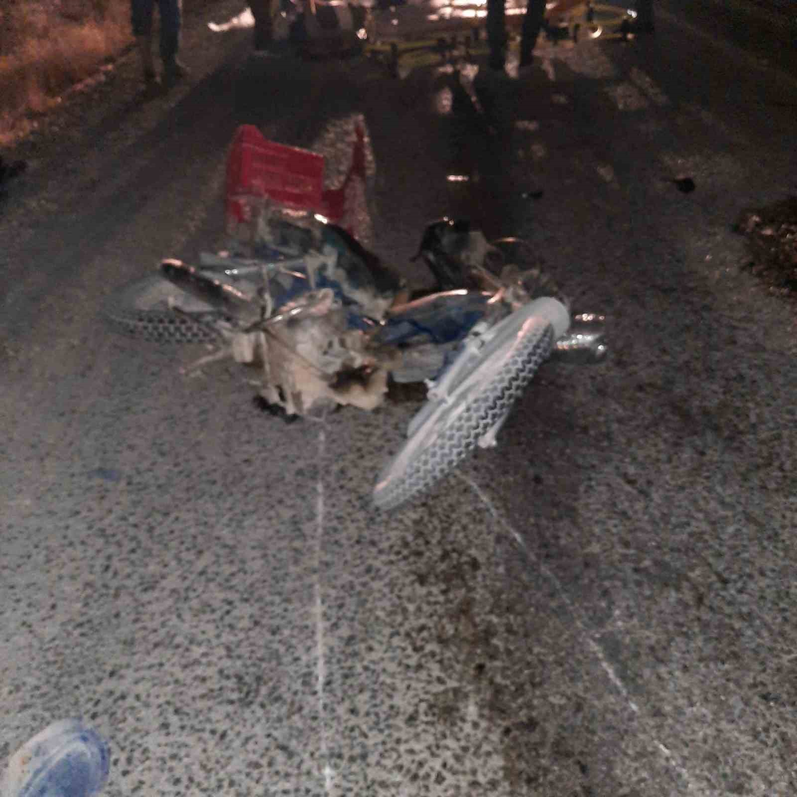 Karapınar’da otomobille motosiklet çarpıştı: 3 yaralı