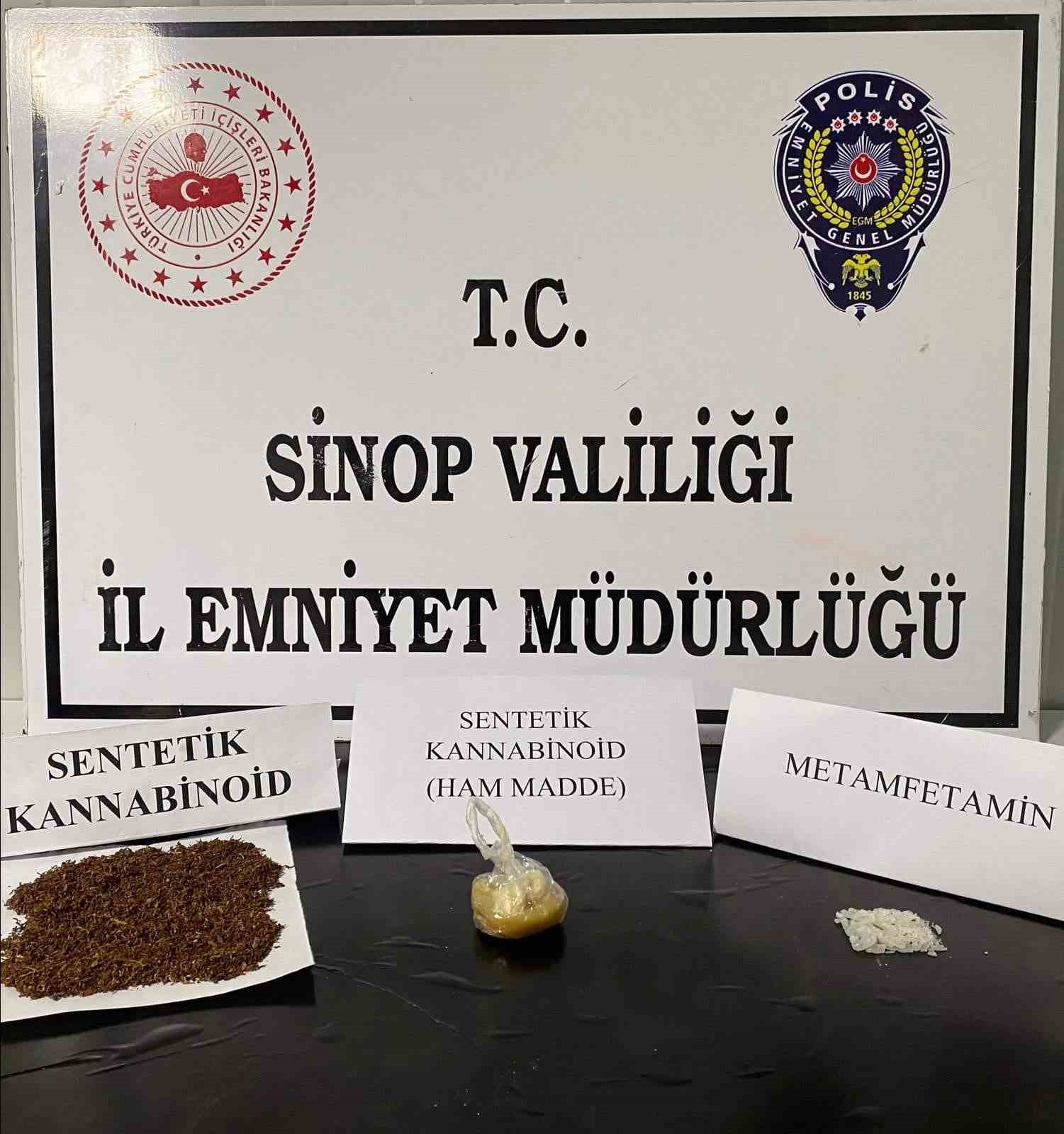 Sinop’ta uyuşturucu operasyonu: 3 tutuklama