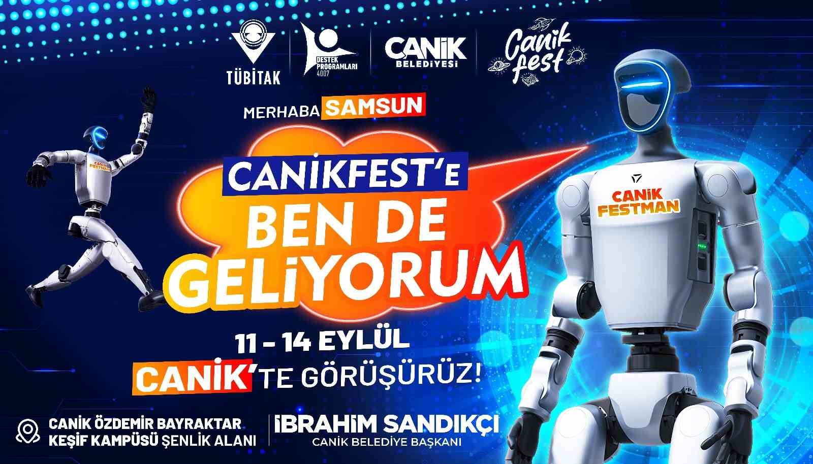 CANİKFEST Yapay Zeka Yolculuğu’nda insansı robot 