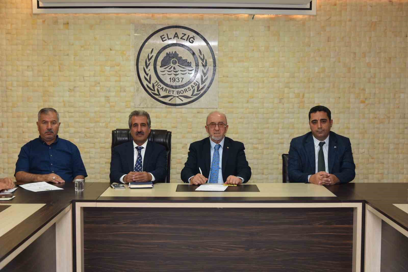 Elazığ Ticaret Borsası Meclis Toplantısı’nda atıl kaynakların üretime kazandırılması ve istihdam görüşüldü