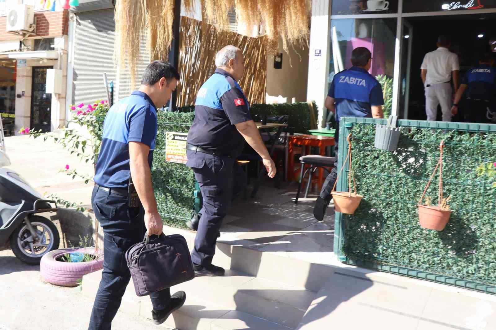 Nazilli Zabıtası’ndan öğrenciler için sıkı denetim