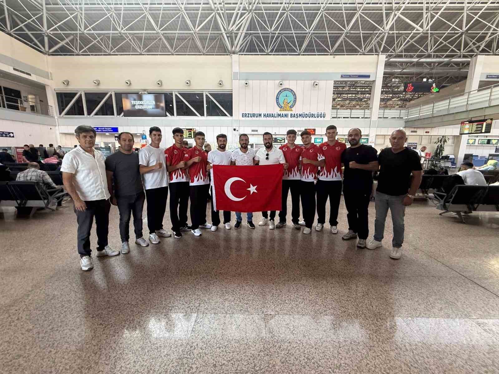 Avrupa şampiyonası için İtalya’ya uçtular