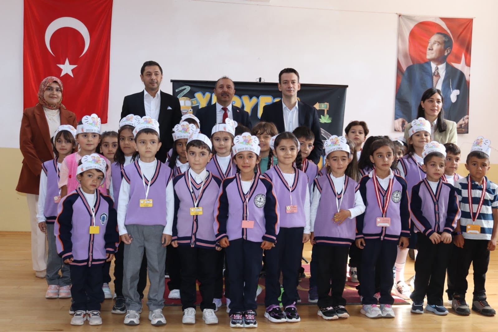 Kaymakam Aytürk, öğrencileri yalnız bırakmadı