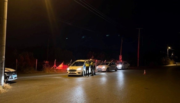 Kızılcaköy’de 43 araç, 71 şahıs kontrol edildi