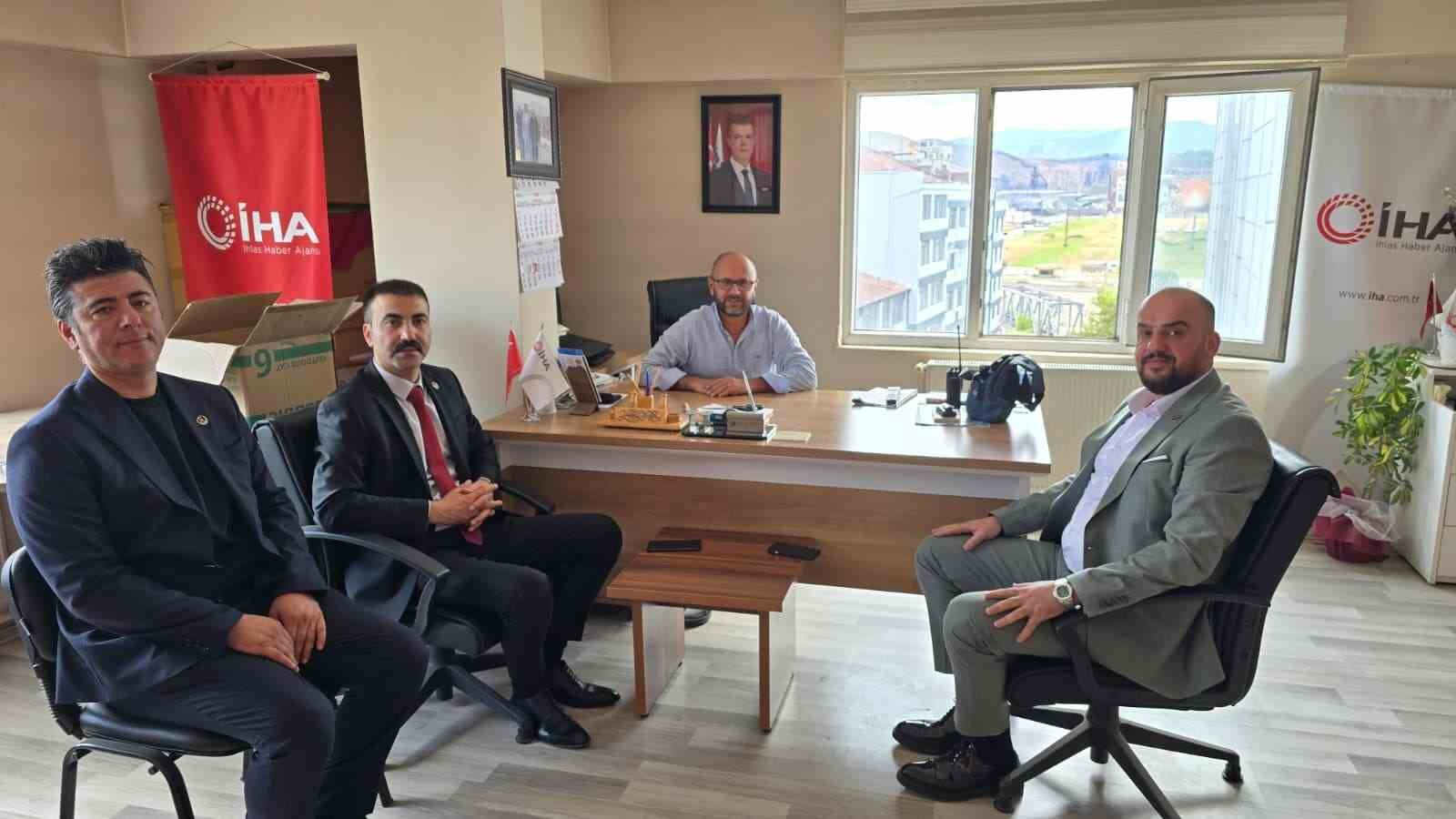 BBP Karabük İl Başkanı Murat Kesgin’den İHA’ya ziyaret
