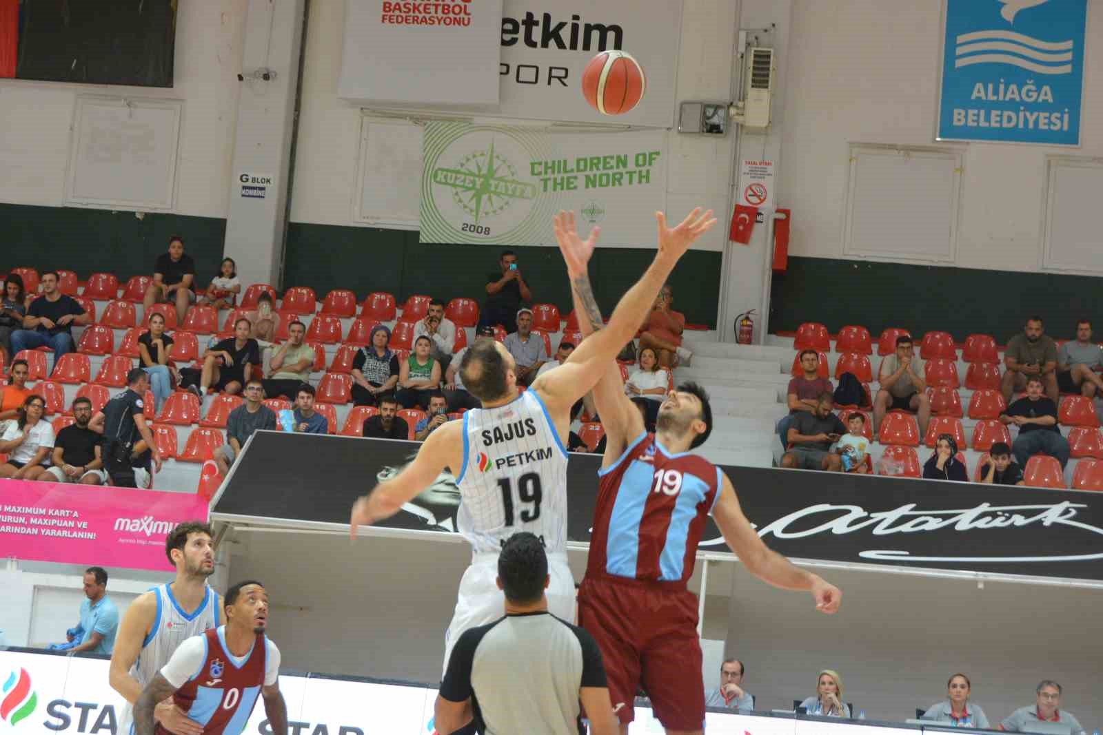 Ege Cup 2025: Aliağa Petkimspor: 72 - Trabzonspor: 74