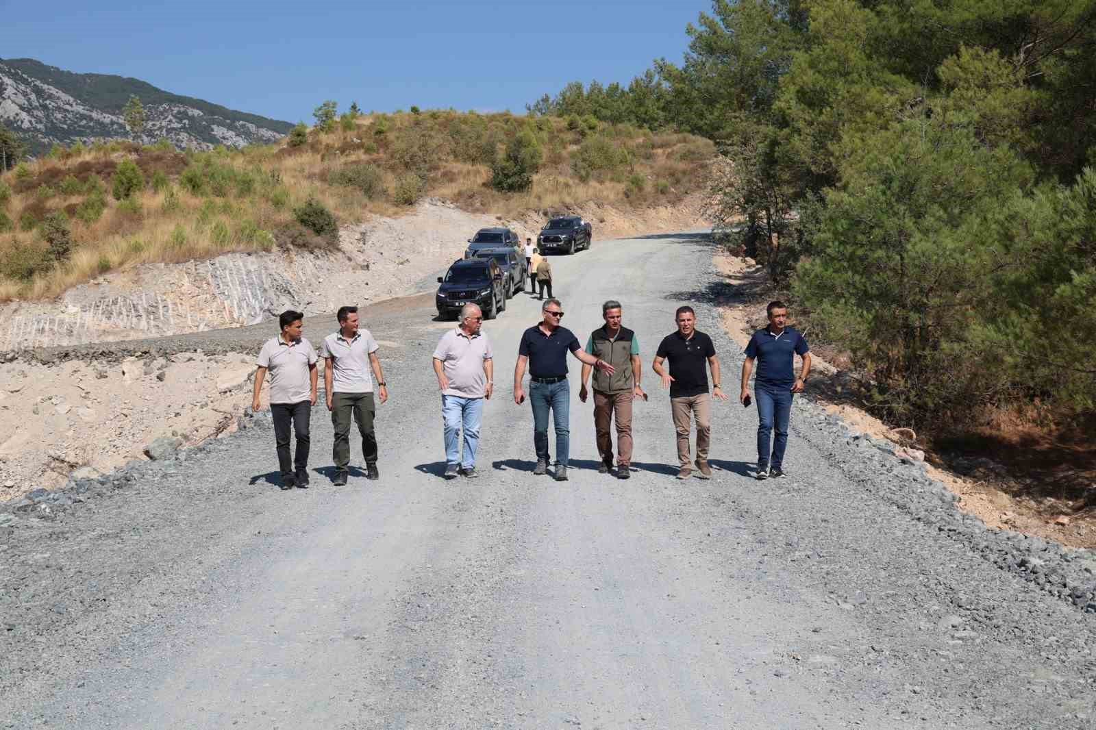 Muğla’da orman yolu çalışmaları yerinde incelendi