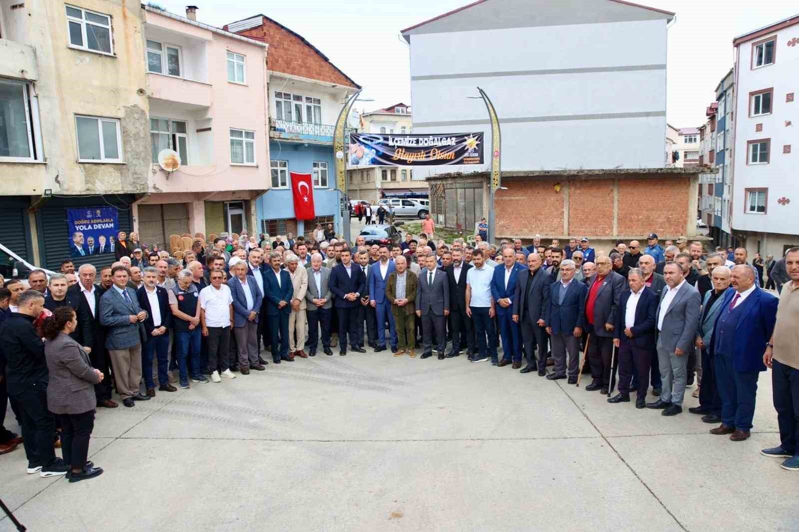 Gürgentepe’de doğalgaz ateşi yandı