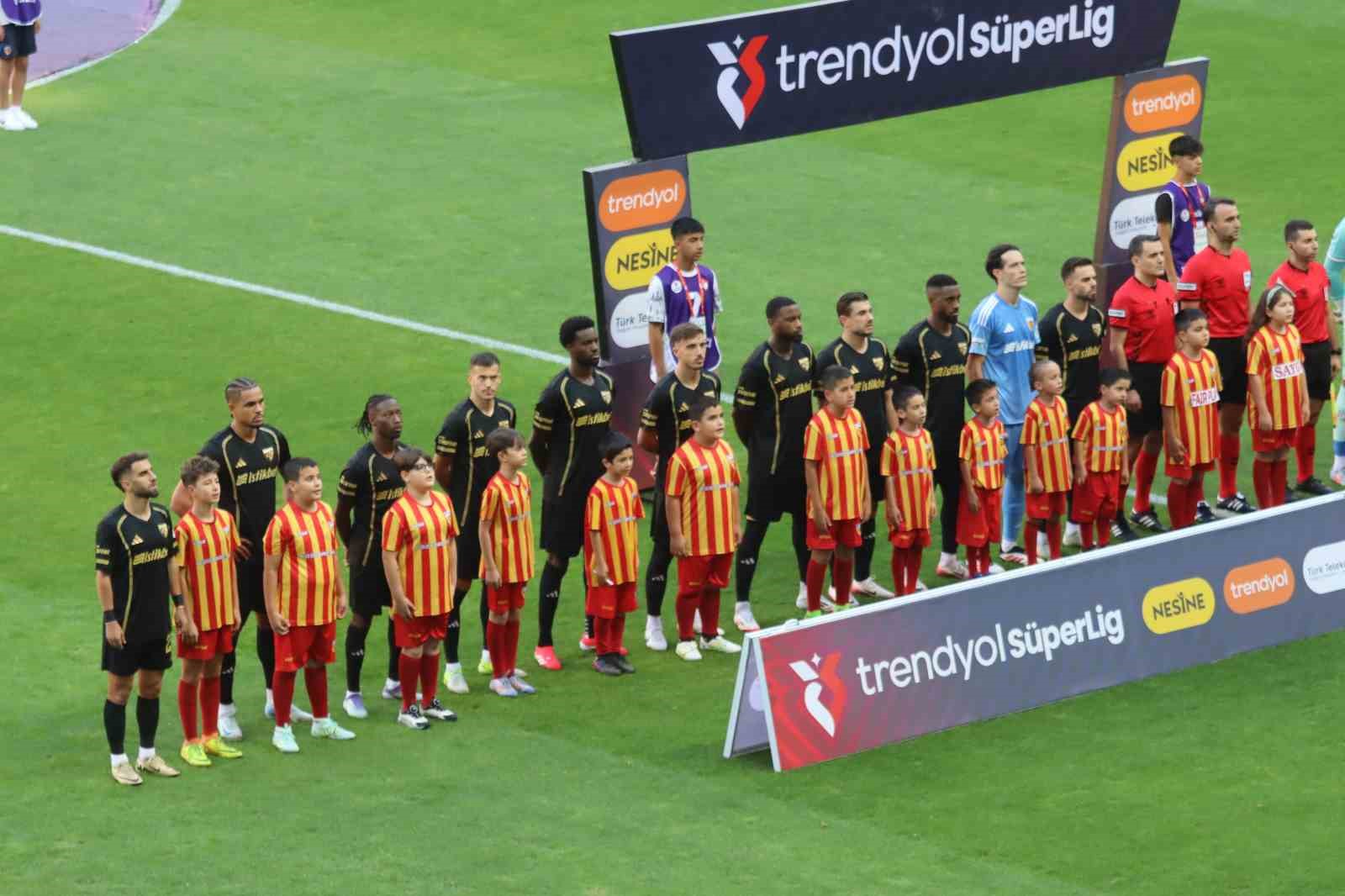 Trendyol Süper Lig: Kayserispor: 0 - Göztepe: 0 (İlk yarı)