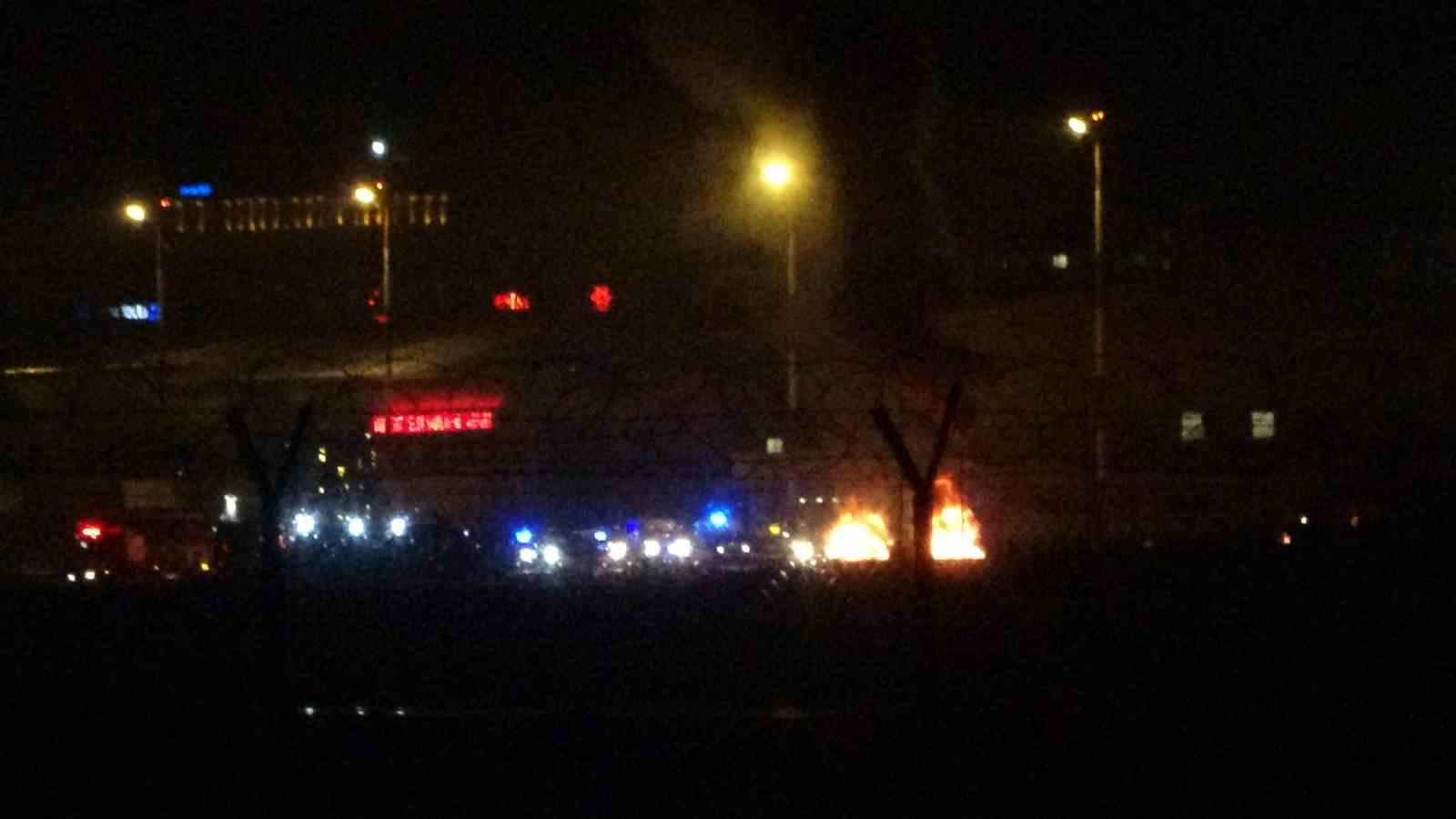 Van Havalimanı’nda yangın tatbikatı