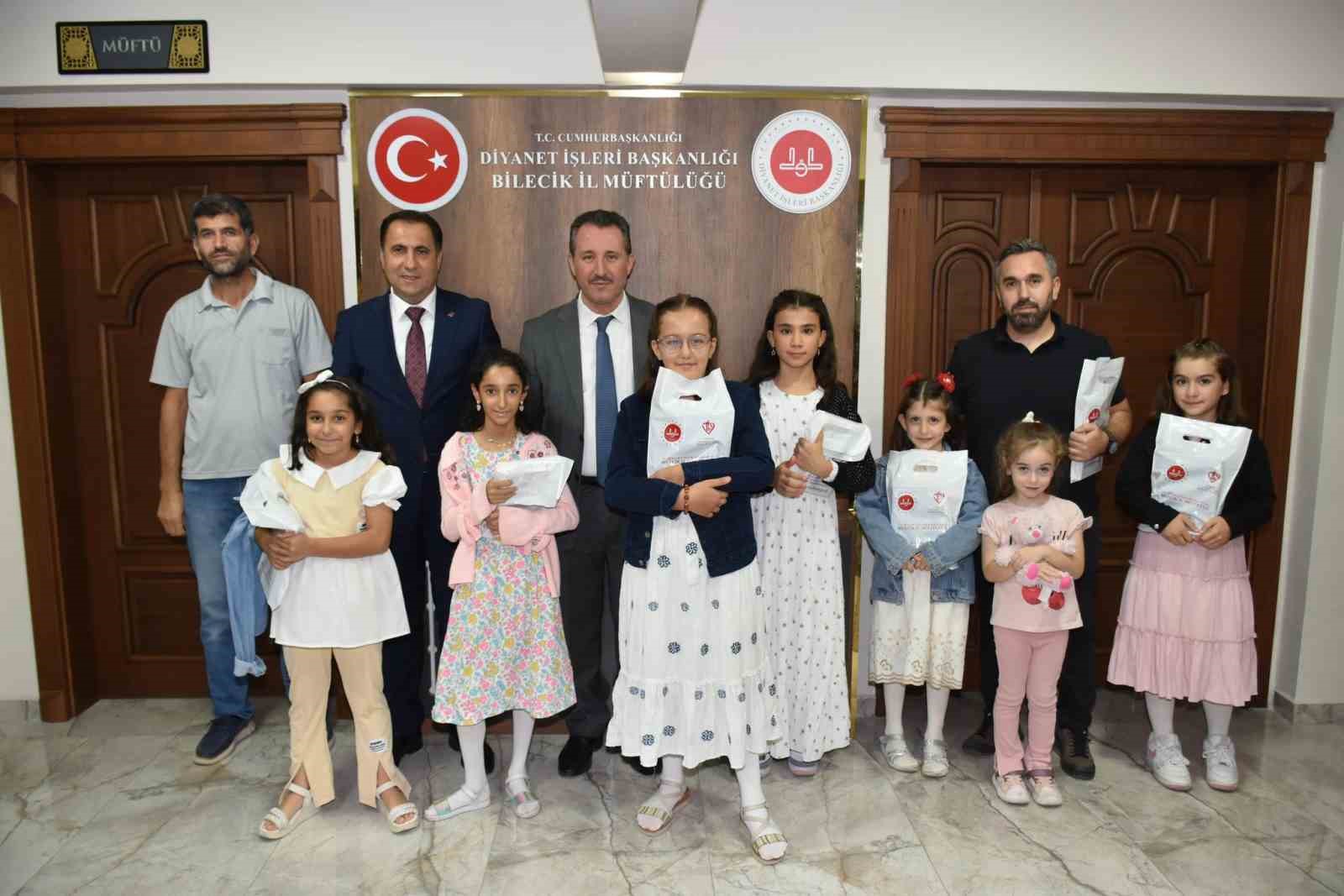 Bilecik’te çocuk evlerinde Kuran-ı Kerim sevinci