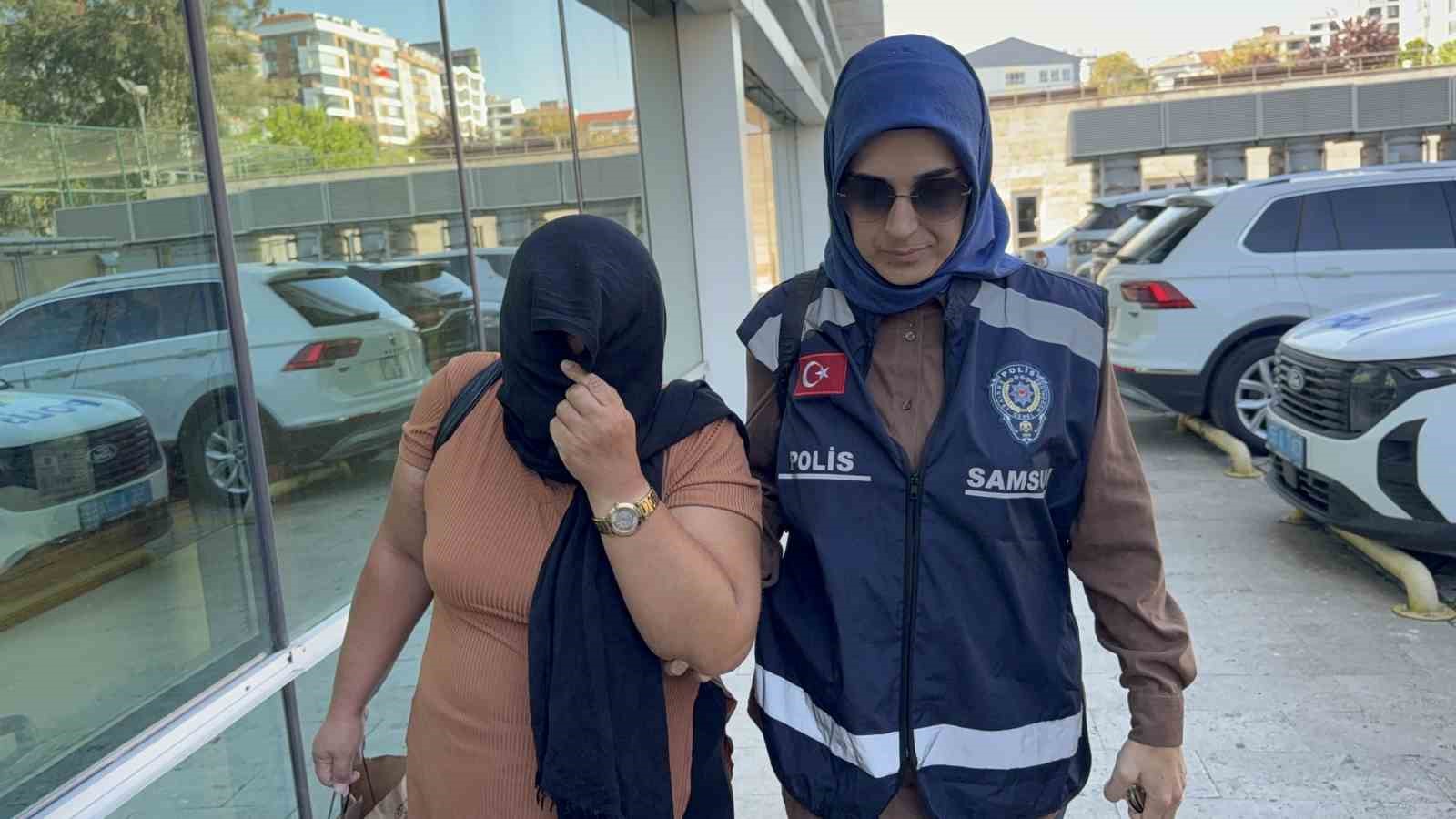 Samsun’da mağazadan giysi hırsızlığına gözaltı