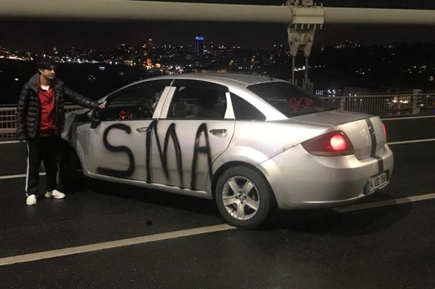 15 Temmuz Şehitler Köprüsü’nü ‘SMA’ yazılı araçla trafiğe kapatmıştı: 10 ay hapis cezasına çarptırıl