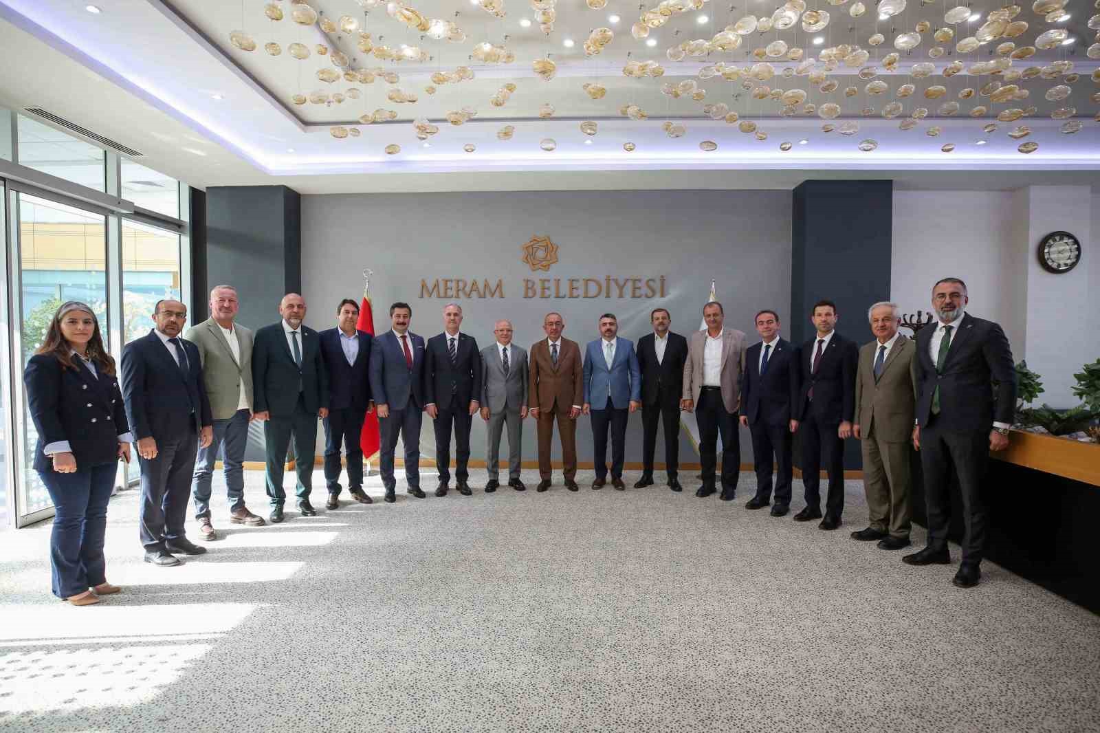 Bursa heyeti tecrübe paylaşımı için Meram’da