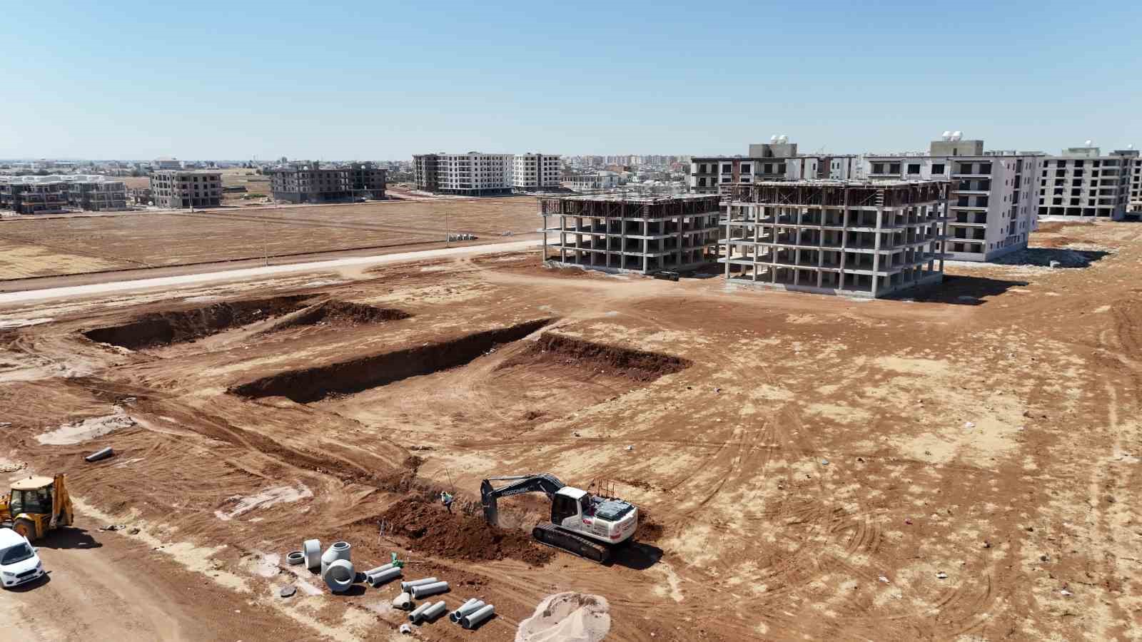 Mardin’de 12 bin metrelik atıksu çalışmaları devam ediyor
