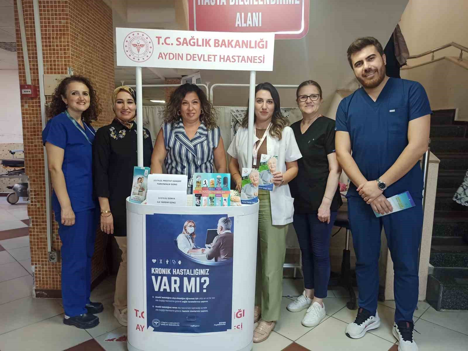 Aydın Devlet Hastanesi’nde prostat kanserine dikkat çekildi