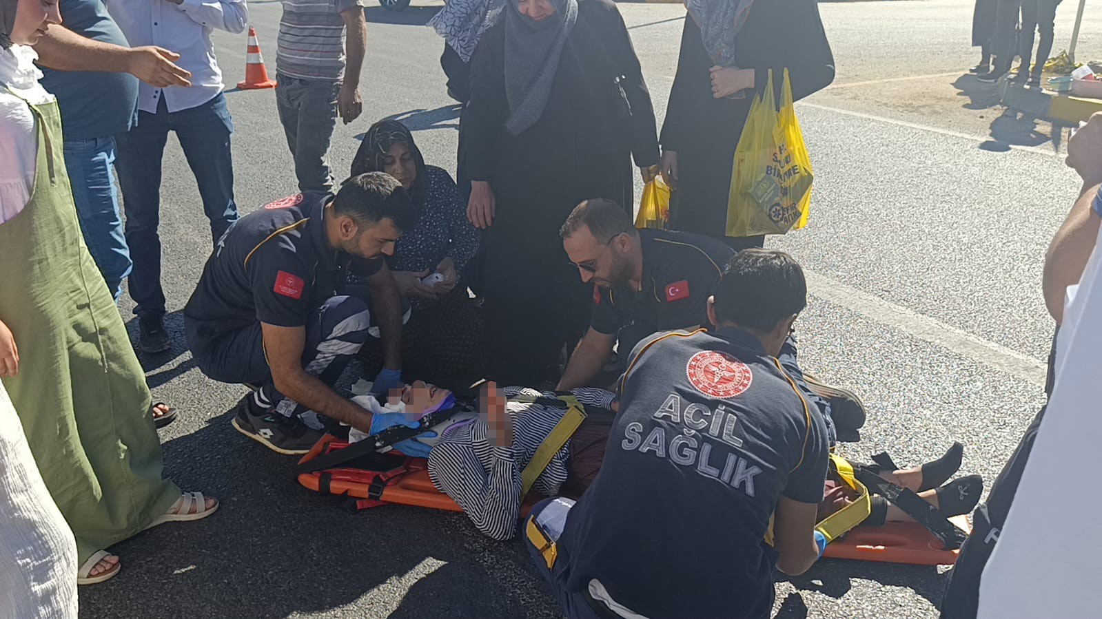 İslahiye’de otomobilin çarptığı yaya yaralandı