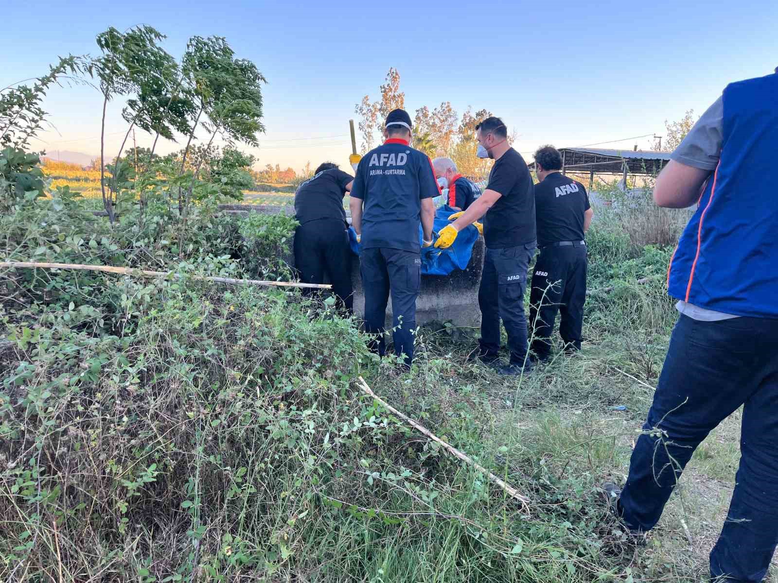 Osmaniye’de kayıp olarak aranan yaşlı adam sulama kanalında ölü bulundu