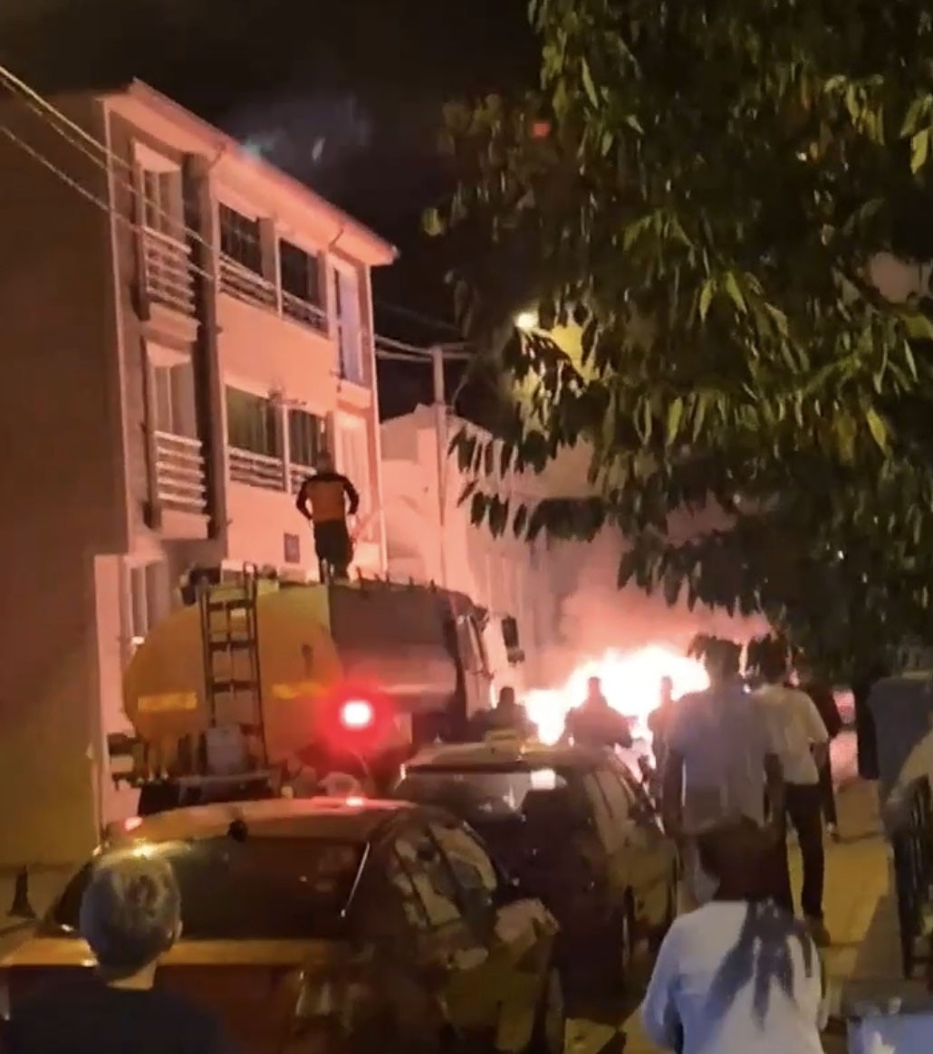 Babaeski’de otomobil yangını korkuttu