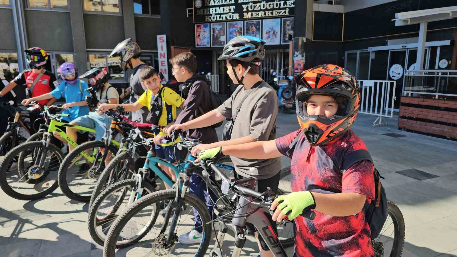 Nazilli’de pedallar bu kez ’Avrupa Hareketlilik Haftası’nda çevrildi