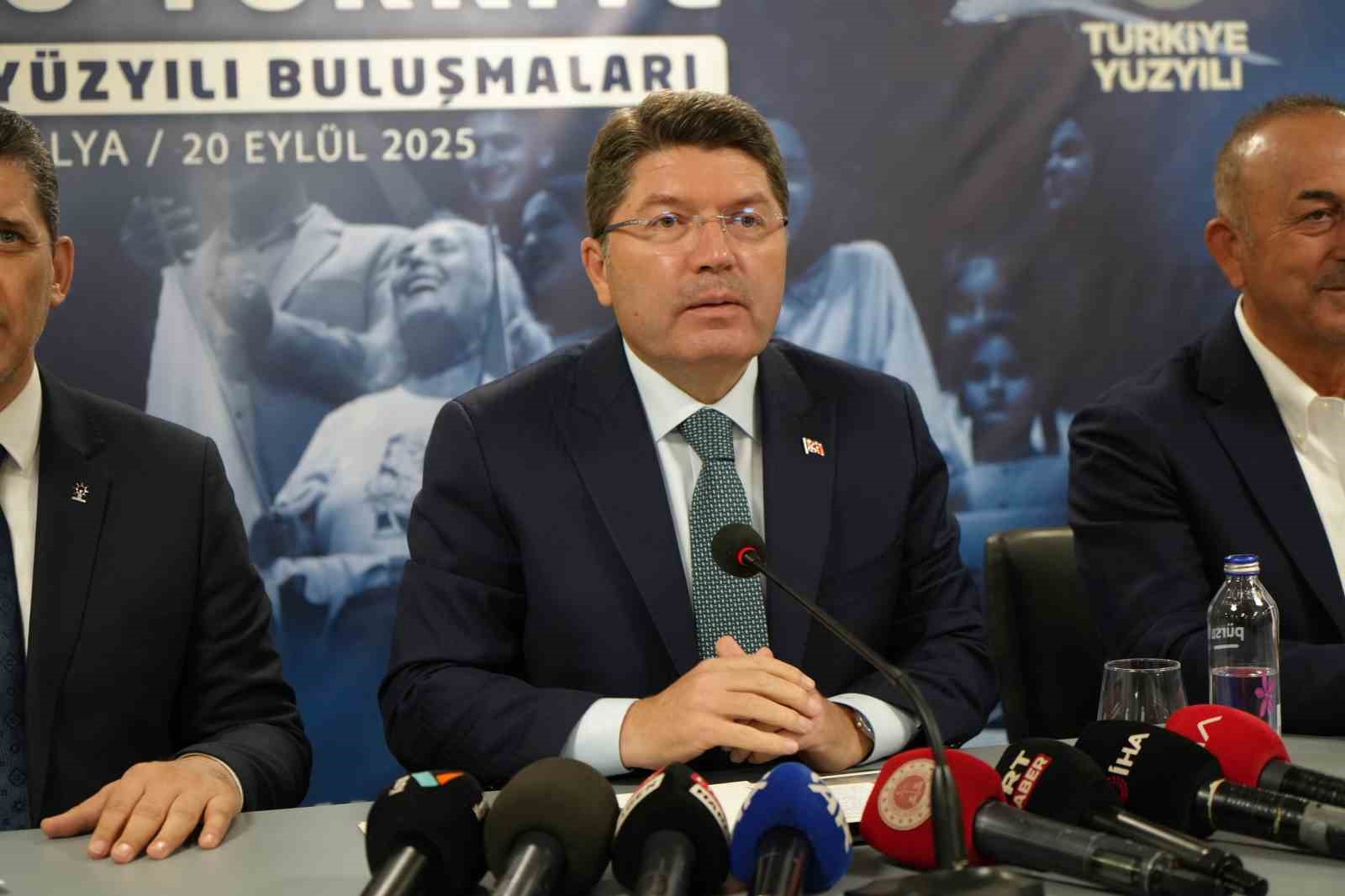 Adalet Bakanı Tunç: 