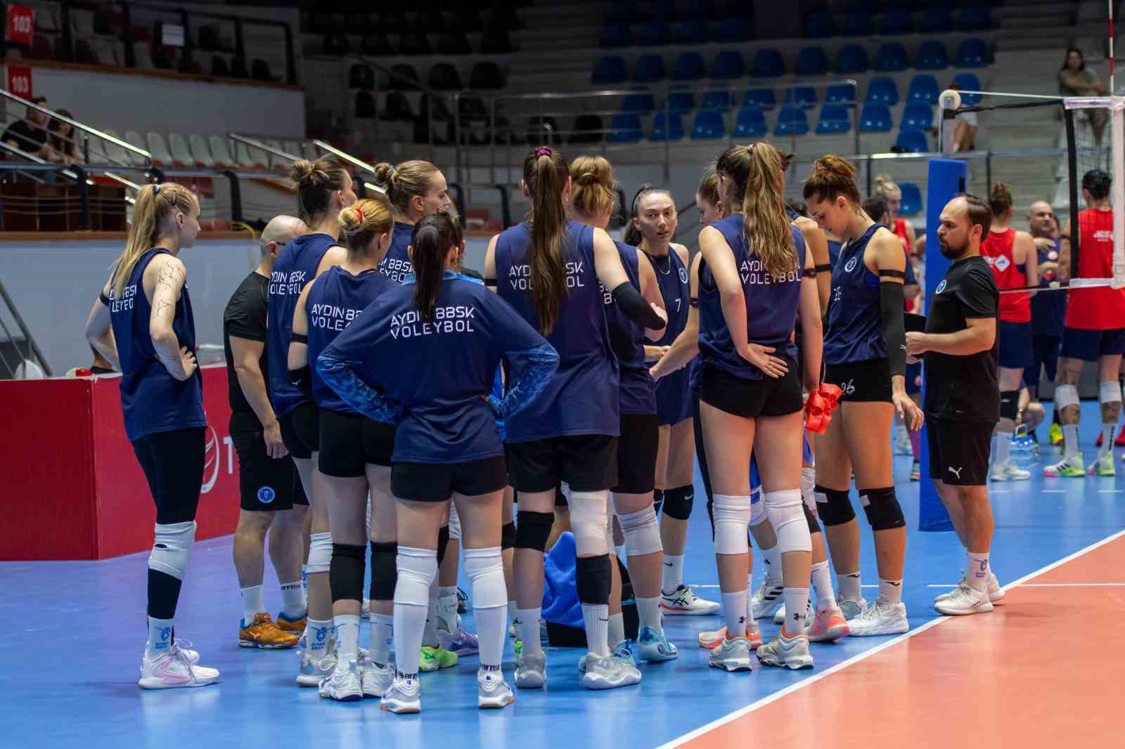 Aydın’ın Sultanları, Aras SK ile hazırlık maçında karşılaştı