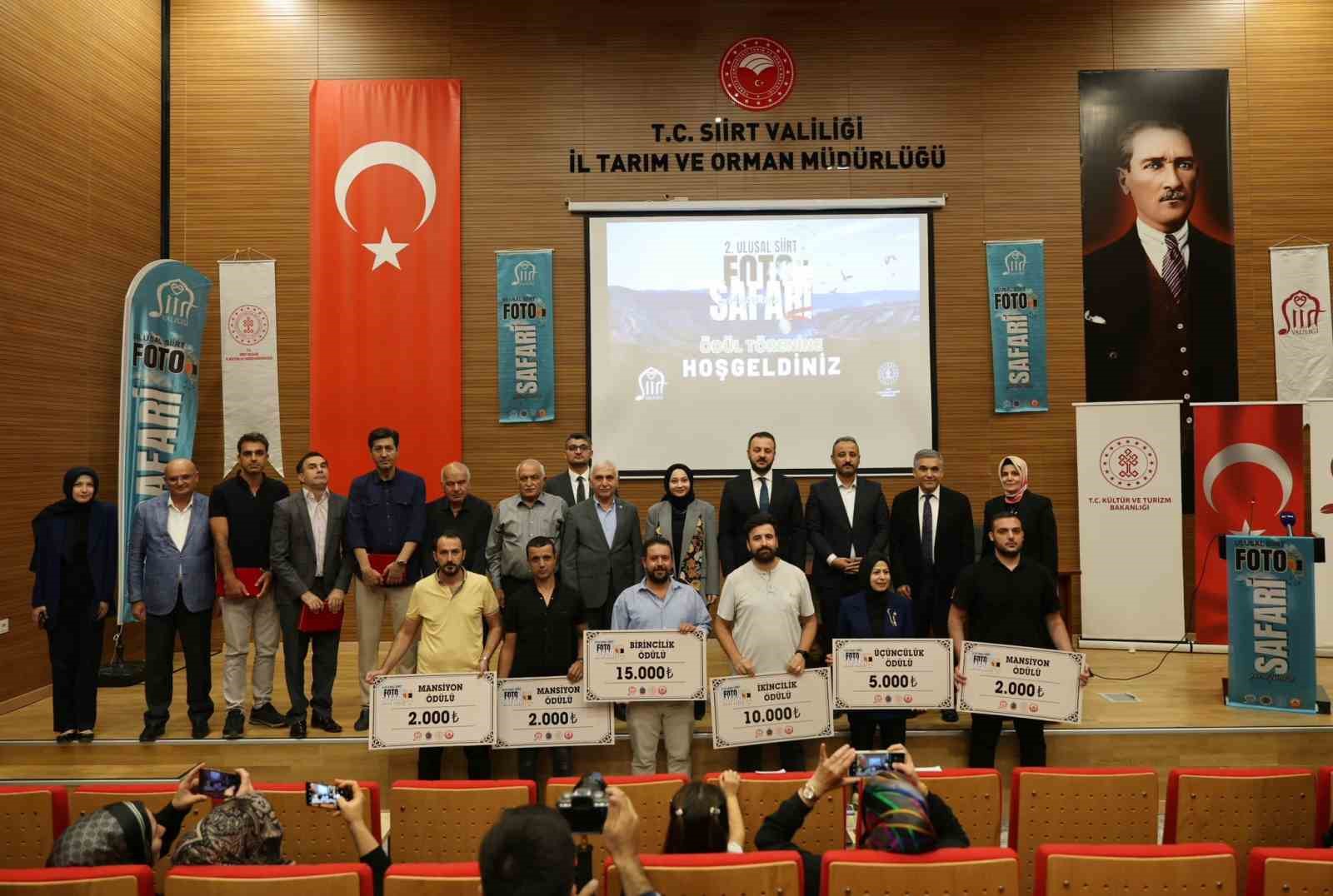 2. Ulusal Siirt Foto Safari Fotoğraf Yarışması ödül töreniyle sona erdi