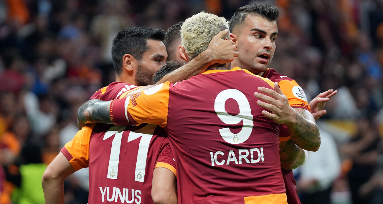 Galatasaray, Süper Lig’de 6 maçta 18 gol attı