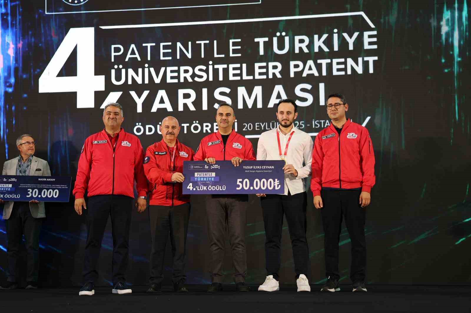 Türkiye üniversiteler patent yarışmasında 4. Oldu
