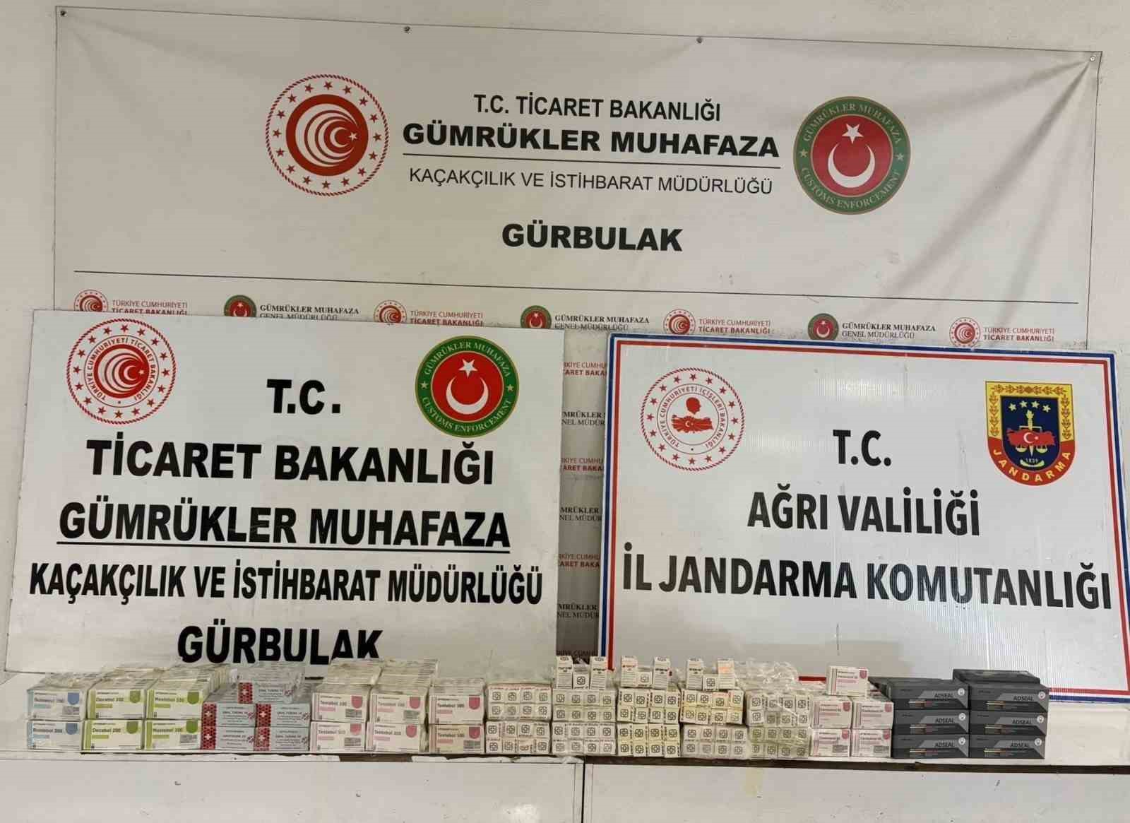 Gürbulak’ta TIR dorsesinde 463 paket kaçak ilaç ele geçirildi