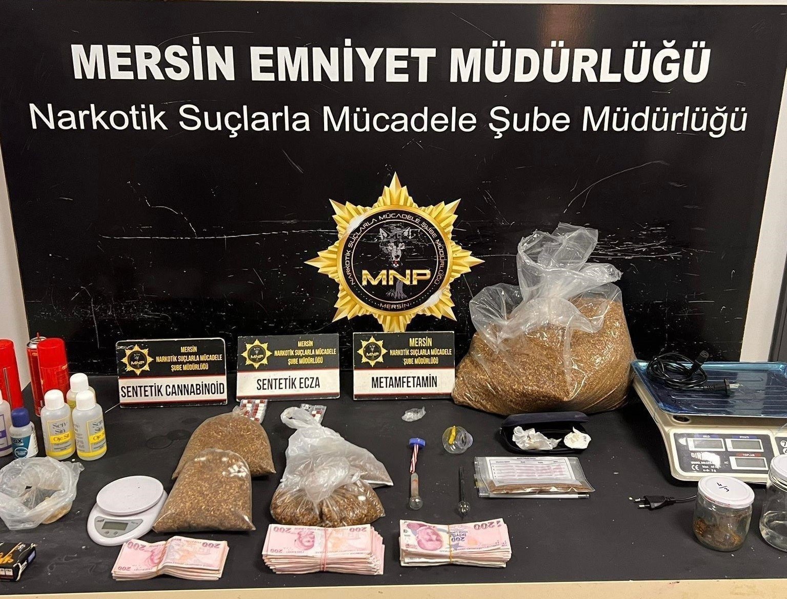 Mersin’de 1 haftada 127 narkotik olayında 152 şüpheli yakalandı