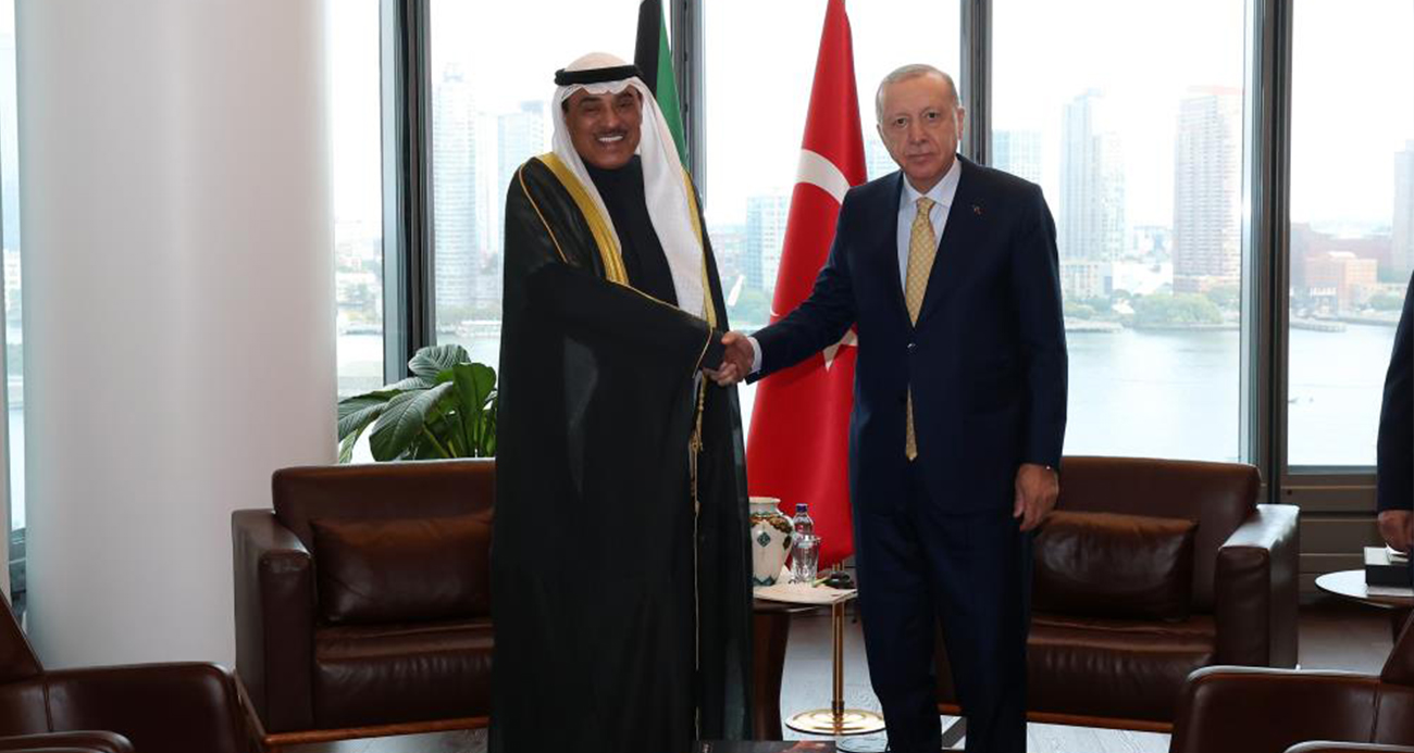 Cumhurbaşkanı Erdoğan, Kuveyt Veliaht Prens Sabah Halid es-Sabah'ı kabul etti