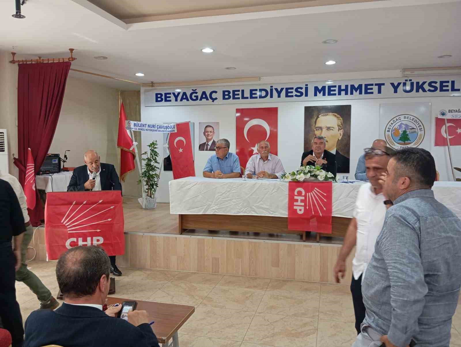 Denizli CHP’de değişim Beyağaç ile devam etti