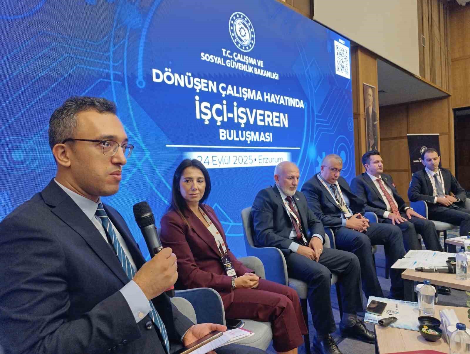 Erzurum’da işçi-işveren  buluştu