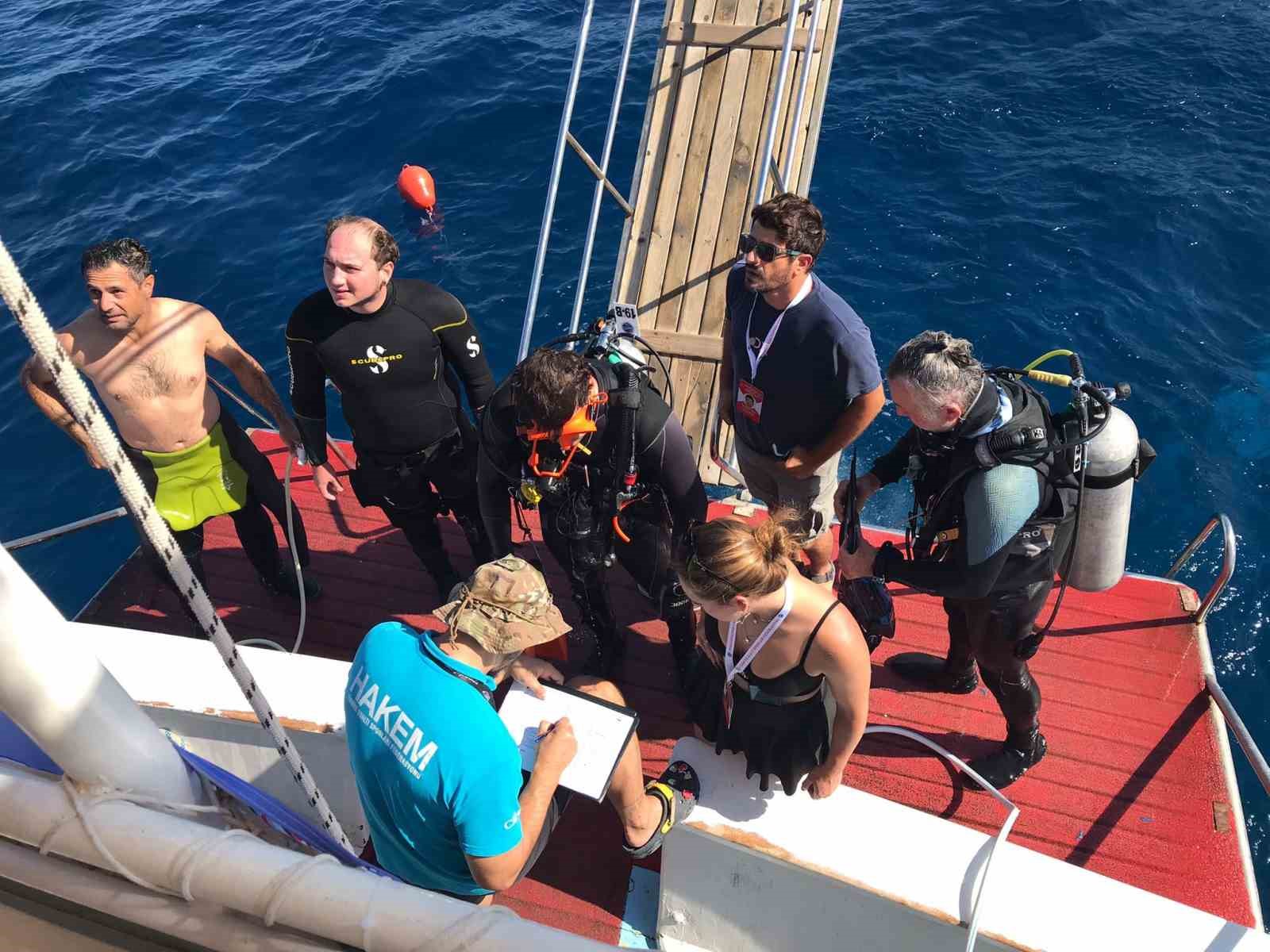 Altın Palet Sualtı Görüntüleme Türkiye Şampiyonası Fethiye’de başladı