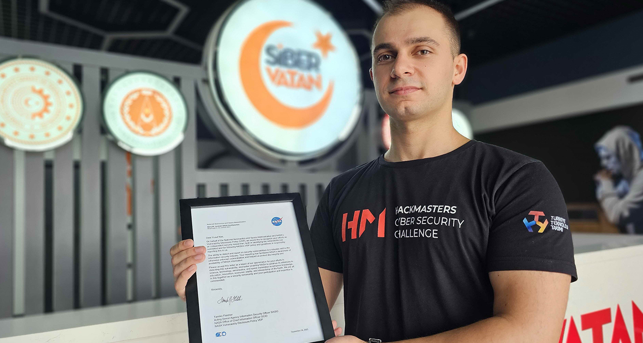NASA’nın güvenlik açığını tespit eden öğrenciye takdir mektubu
