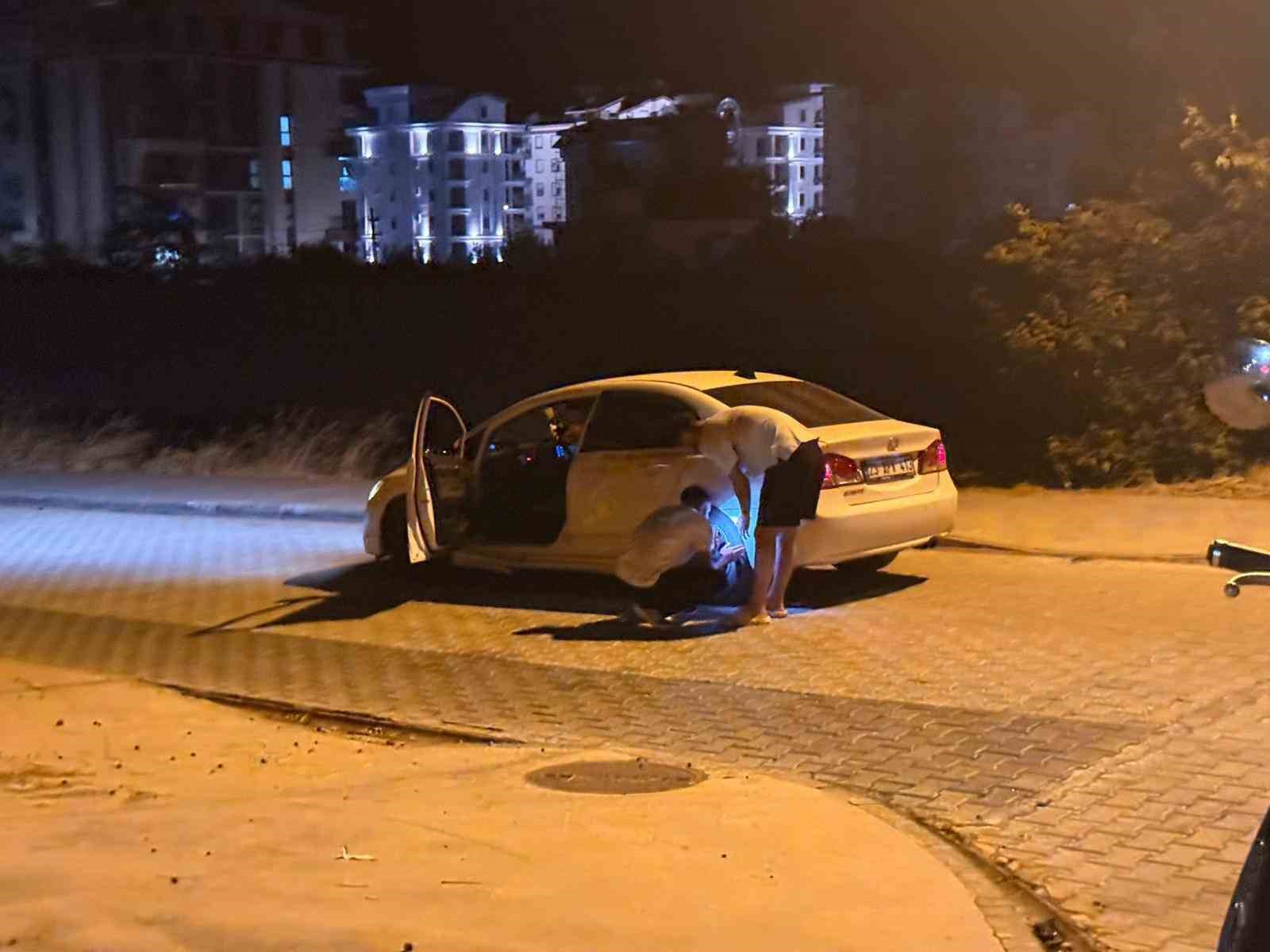 Gazipaşa’da otomobille motosikletin çarpıştığı kazada 1 kişi yaralandı