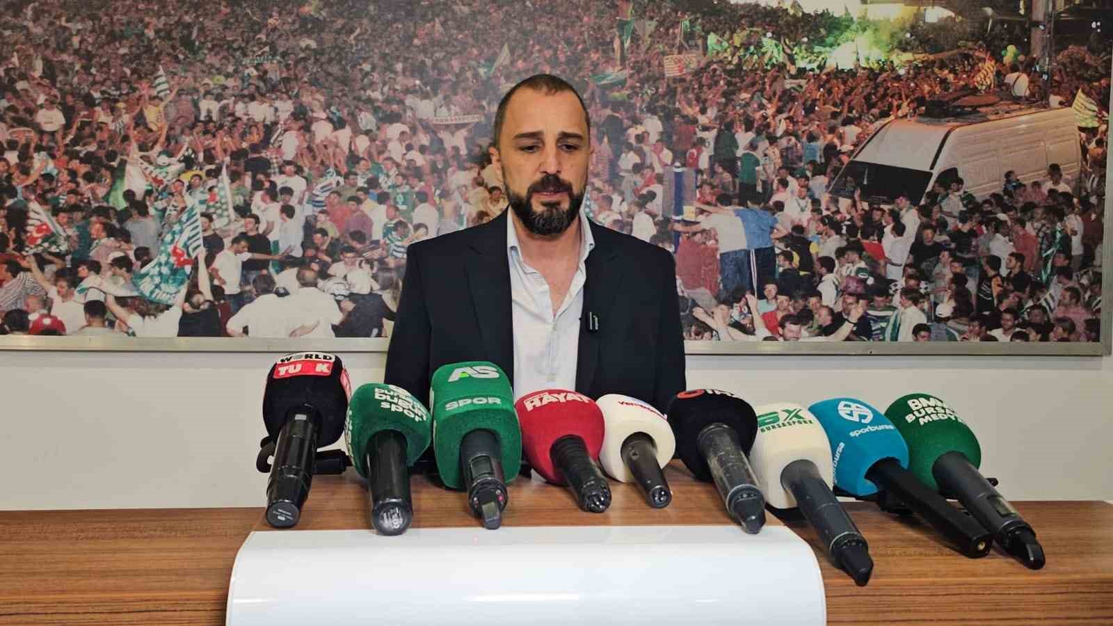 Bursaspor Teknik Direktörü Adem Çağlayan: 