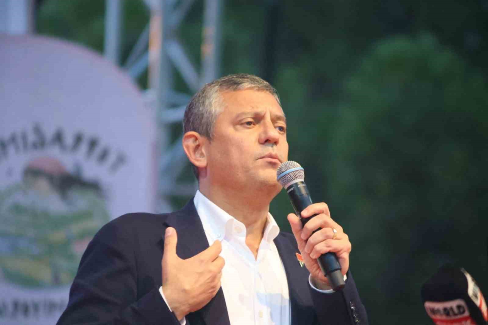 CHP Genel Başkanı Özel, Muğla’daki mitingde konuştu