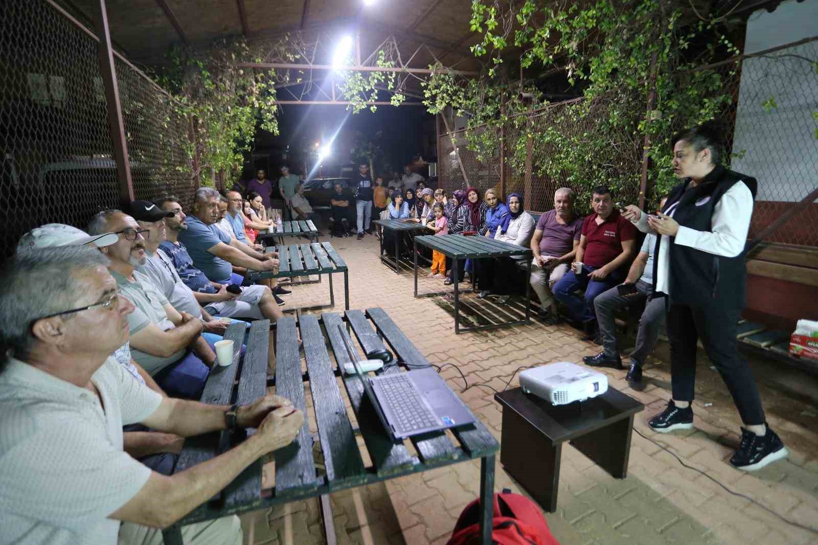 Kepez’de site sakinlerine afet farkındalık eğitimi