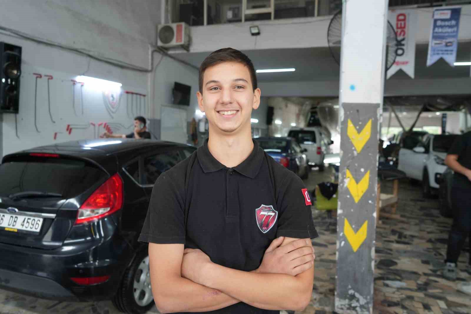 Samsun’da yılın çırağı Emrullah: 