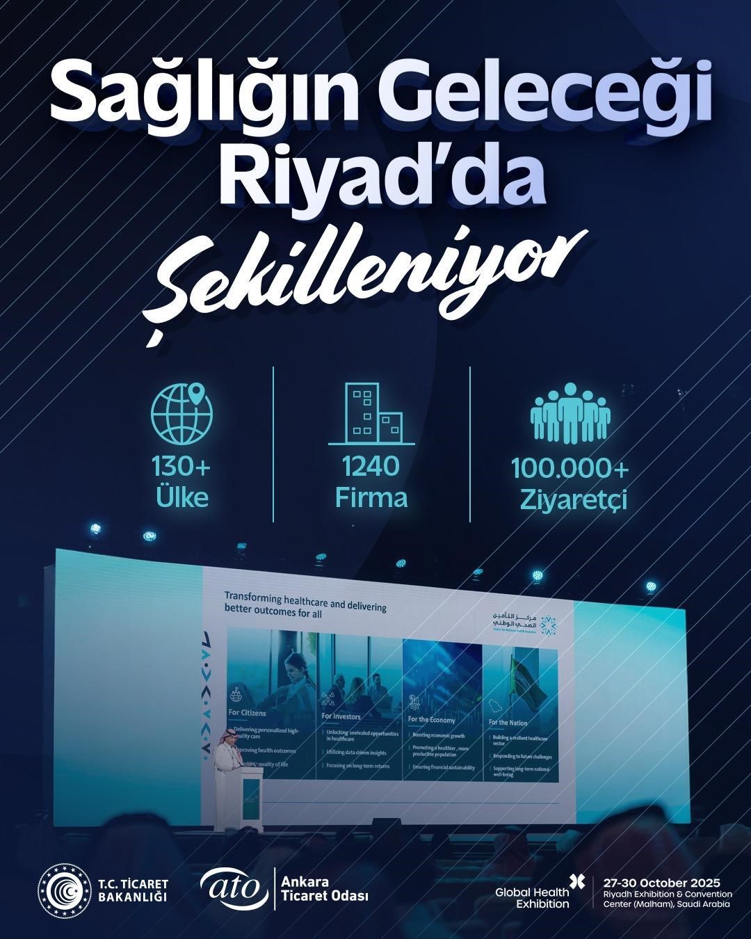 ATO, sağlık sektörünü Riyad’da dünya ile buluşturacak