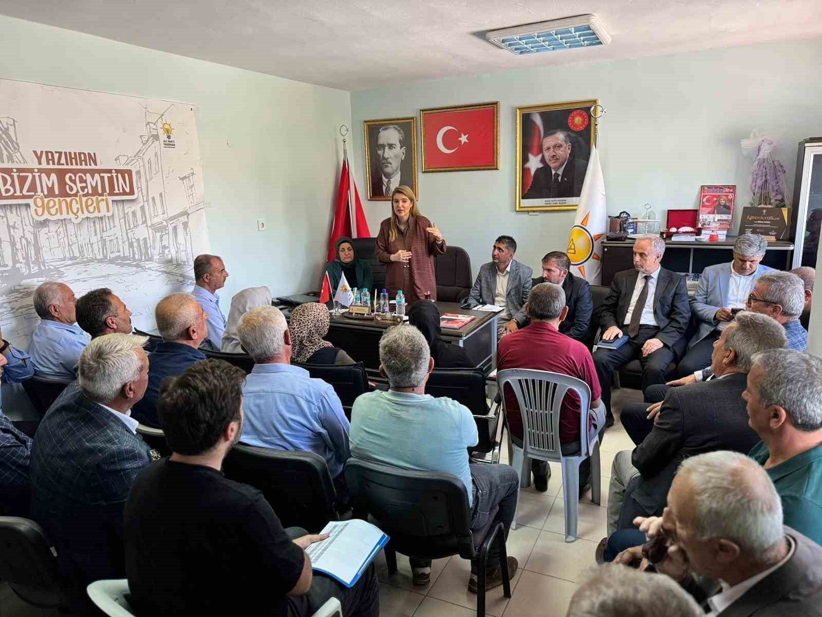 Yazıhan’da dayanışma mesajı