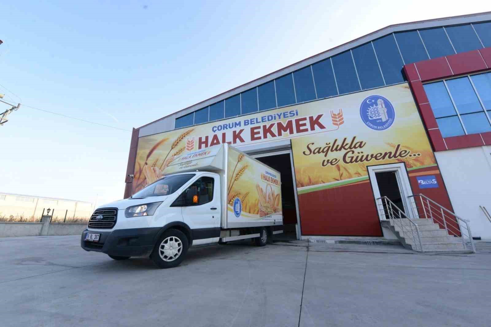 Çorum Halk Ekmek’te 210 gram ekmek 10 TL’ye satılacak