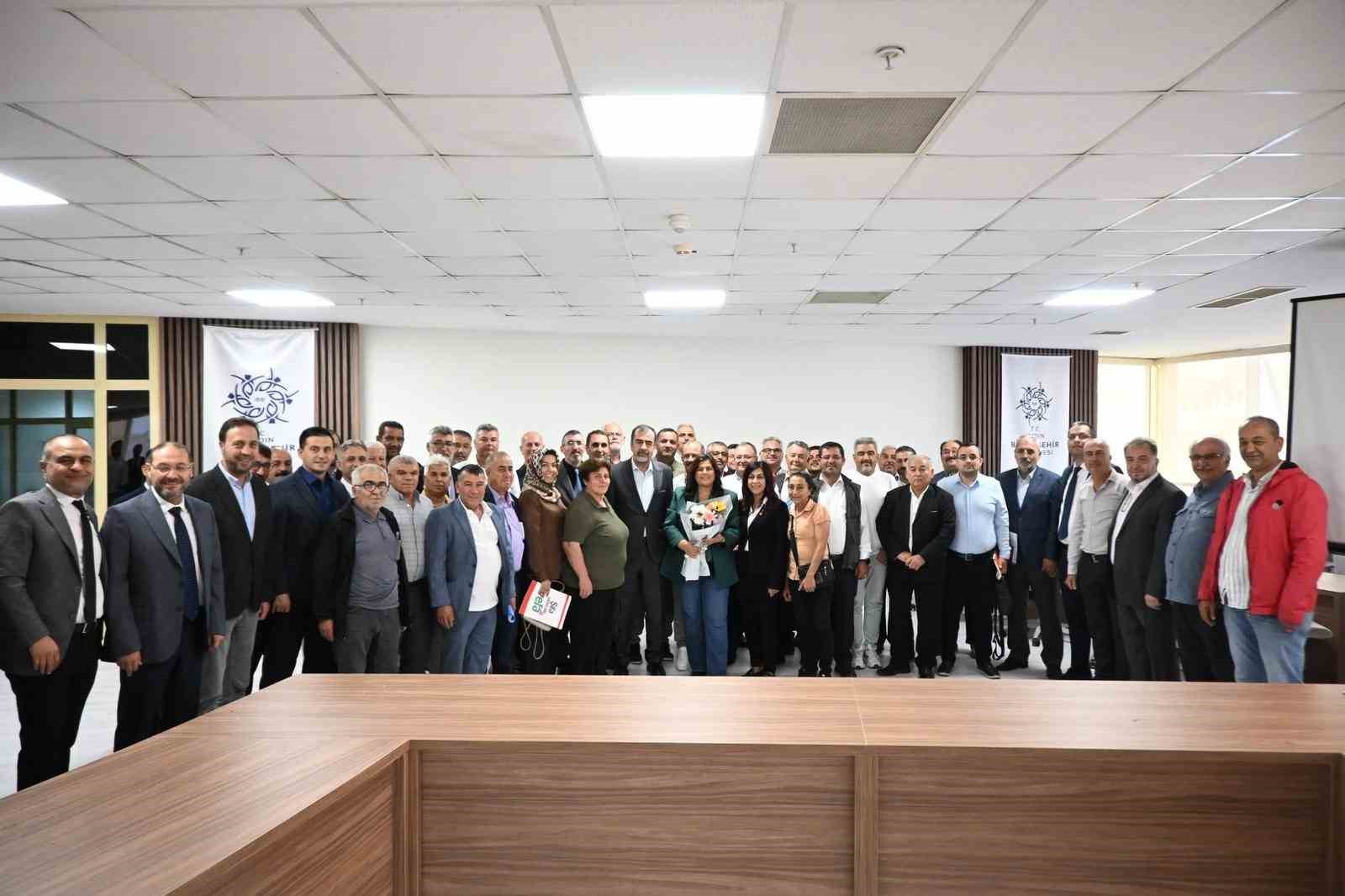 Başkan Çerçioğlu Germencikli muhtarlar ile bir araya geldi