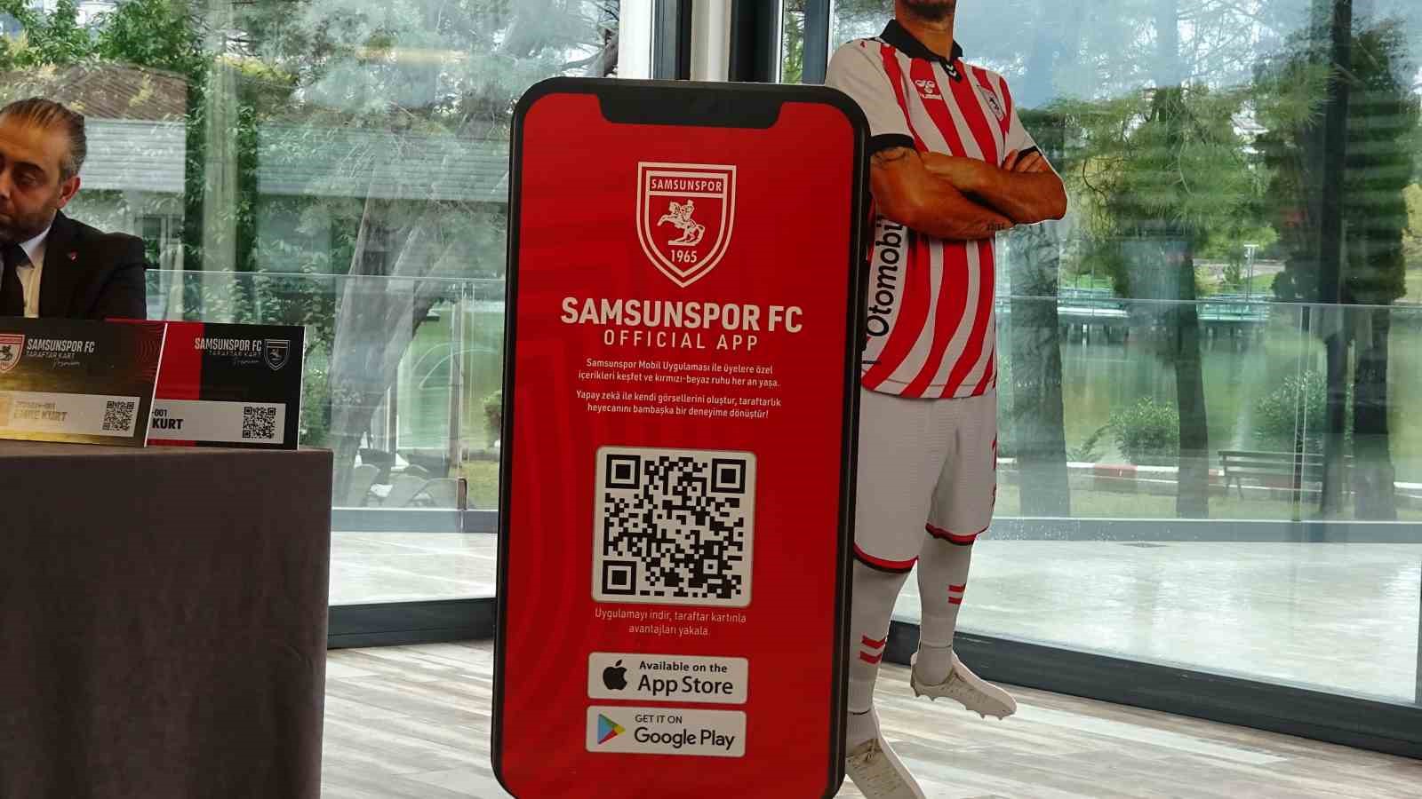 Samsunspor’dan mobil uygulama ve taraftar kart