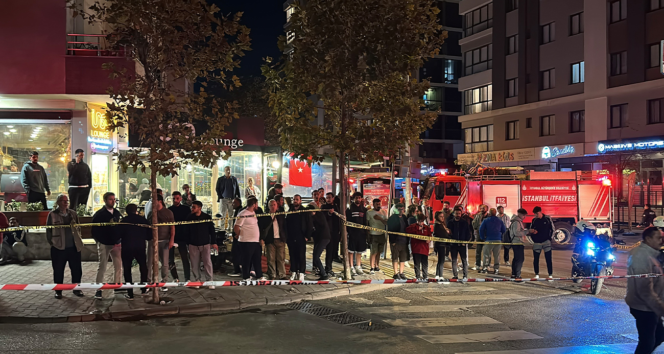 Ümraniye’de nalbur dükkanında çıkan yangın korkuttu