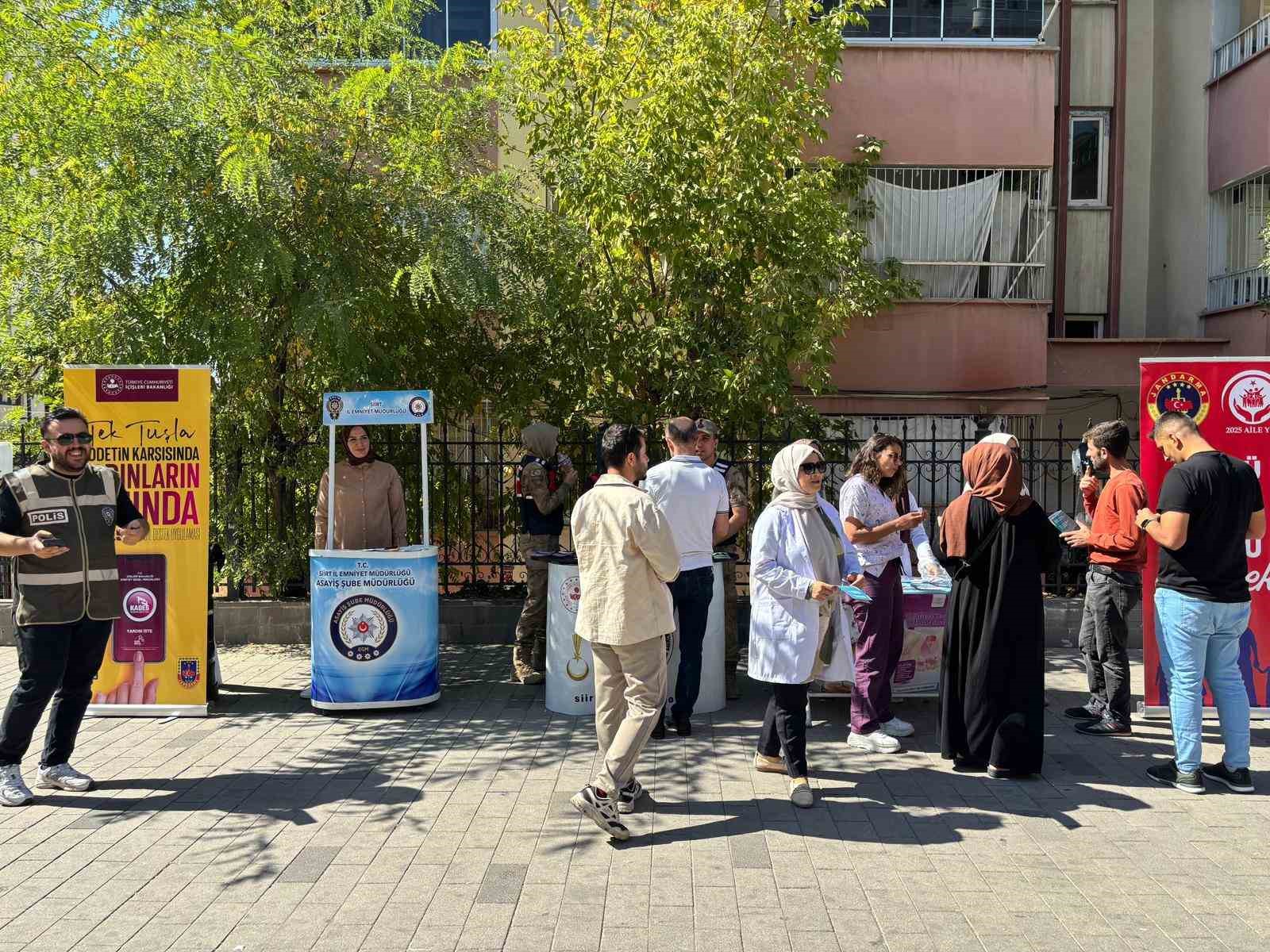 Siirt’te şiddet ve bağımlılıkla mücadele etkinliği düzenlendi