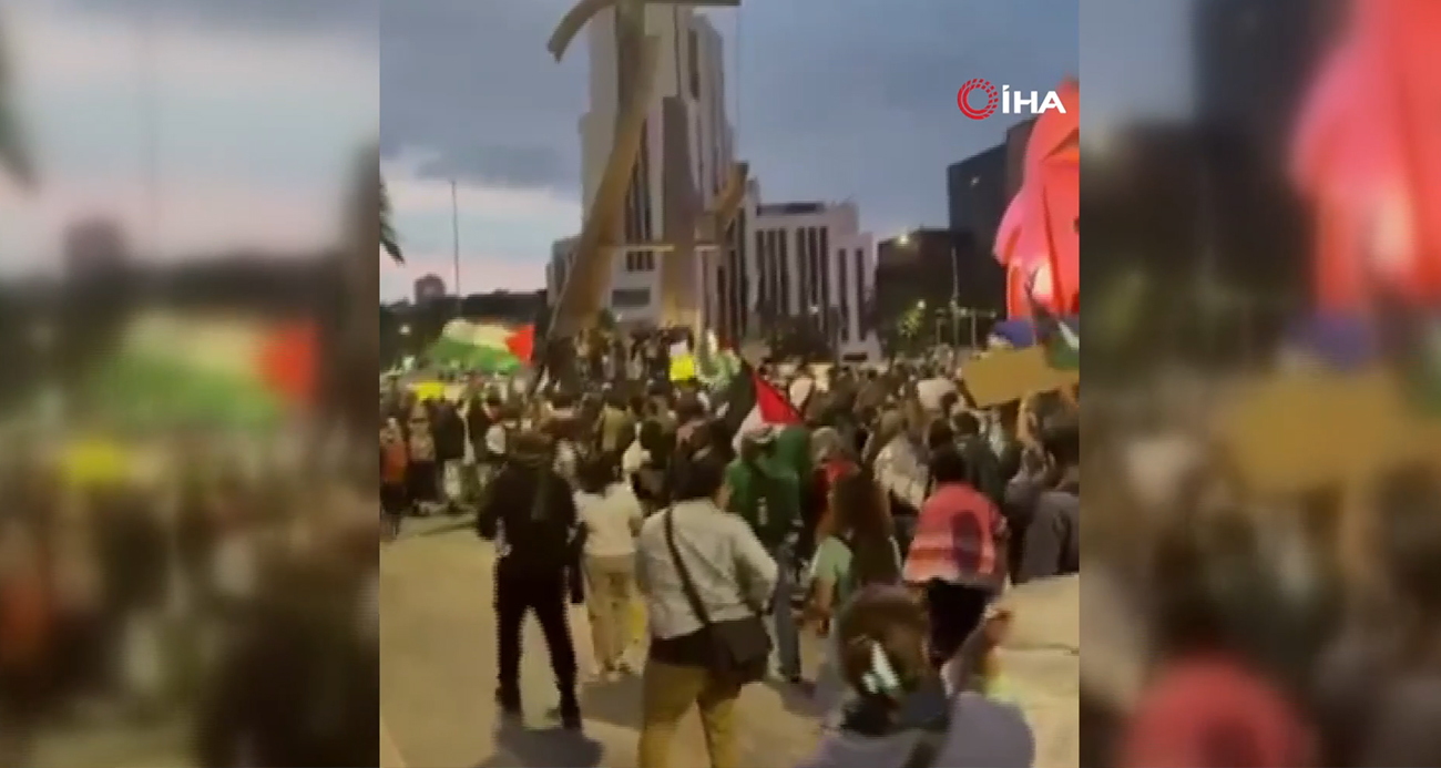 İsrail’in Küresel Sumud Filosu’na yönelik müdahalesi birçok ülkede protesto edildi