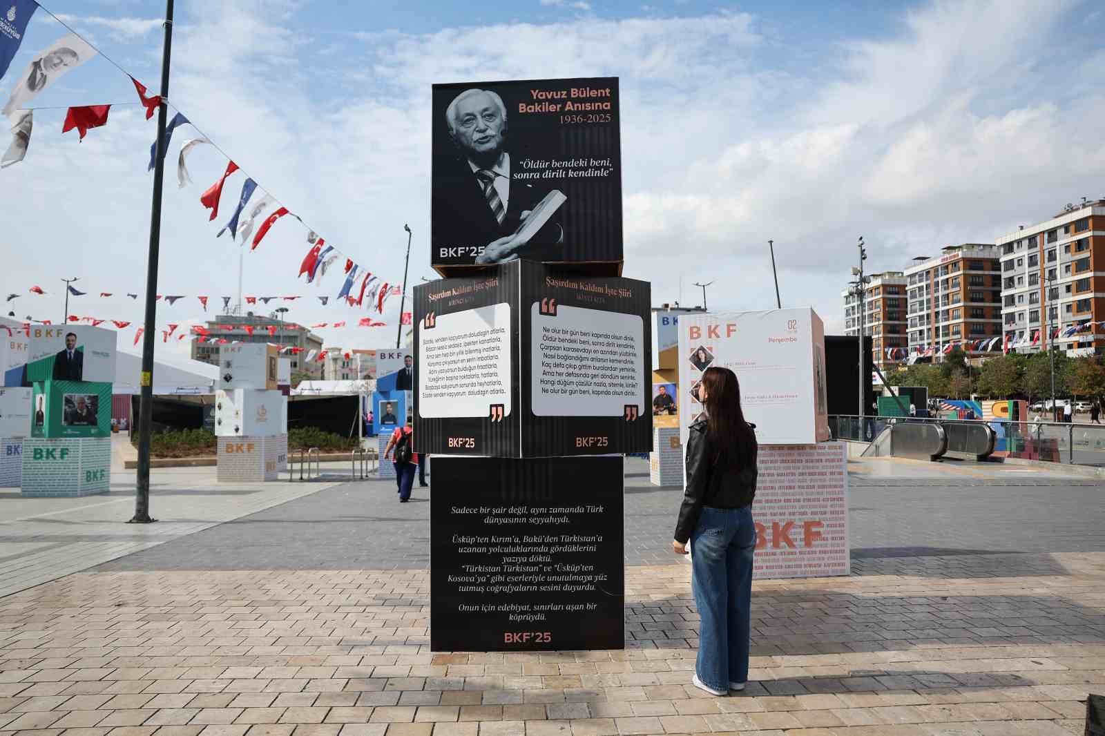 Bağcılar Kitap Fuarı’nda Yavuz Bülent Bakiler’in adı yaşatılıyor